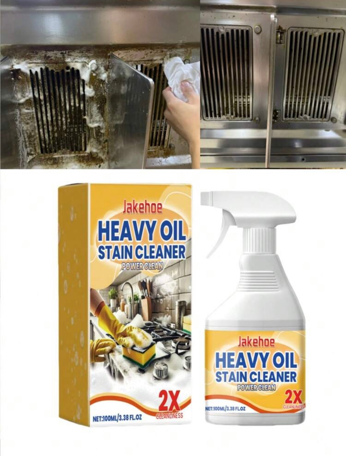 Heavy Oil stain cleaner spray