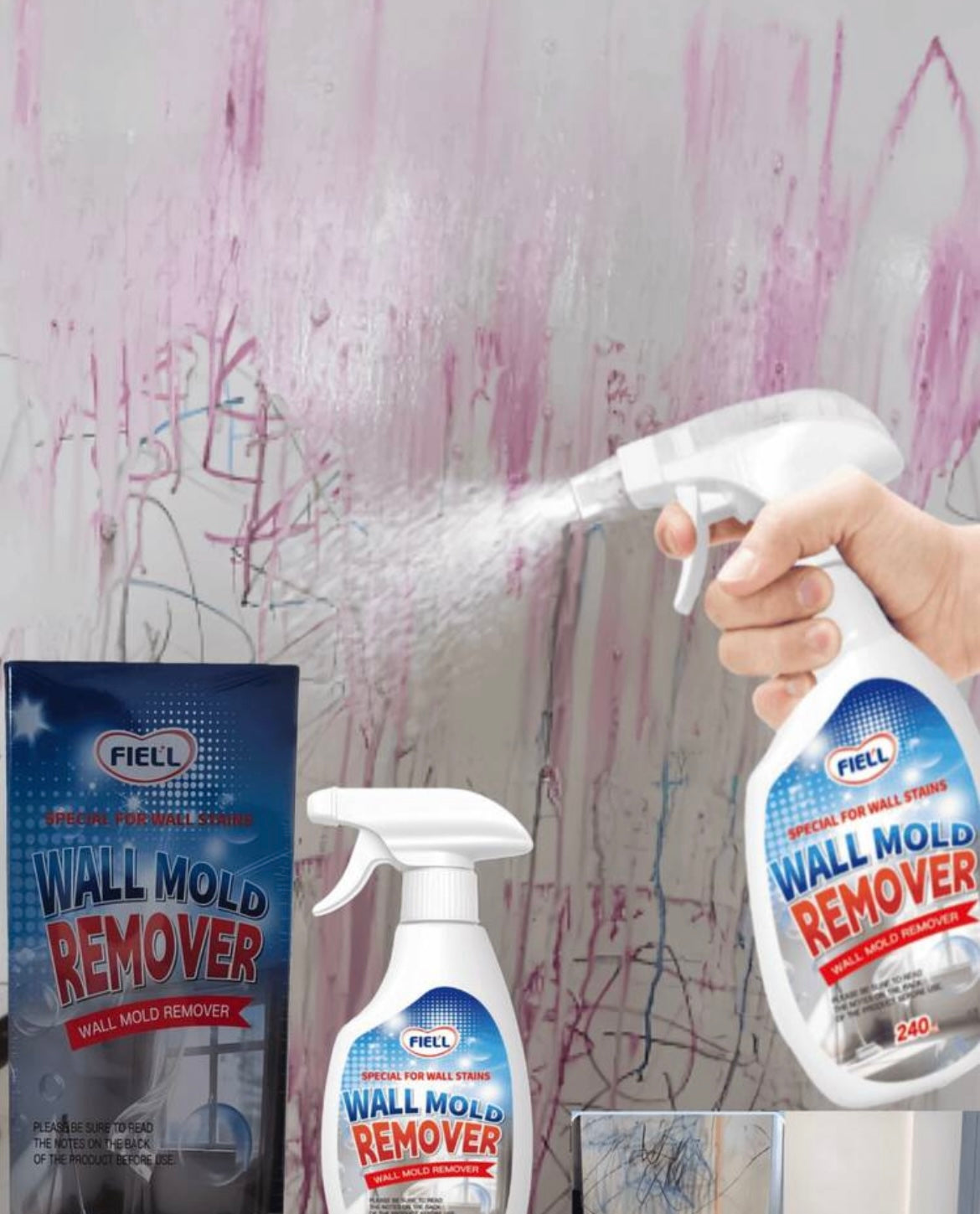 Mold remover spray